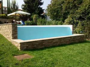 costruzione piscina interrata infinity-pool avigliana (TO) 3
