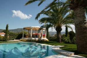 costruzione piscina interrata cap ferrat Francia 04