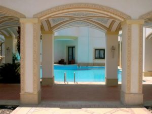 costruzione piscina interrata stile egitto 03