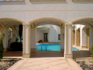 costruzione piscina interrata stile egitto 09